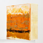 Rainbow - Golden Wheat - Encaustic